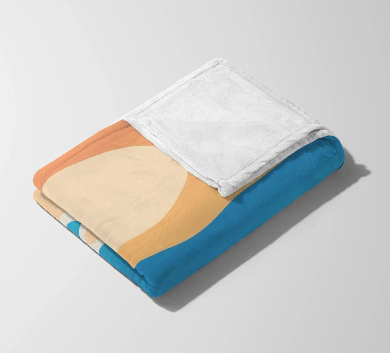 mare calmo relax coperta in pile da pastel color shape