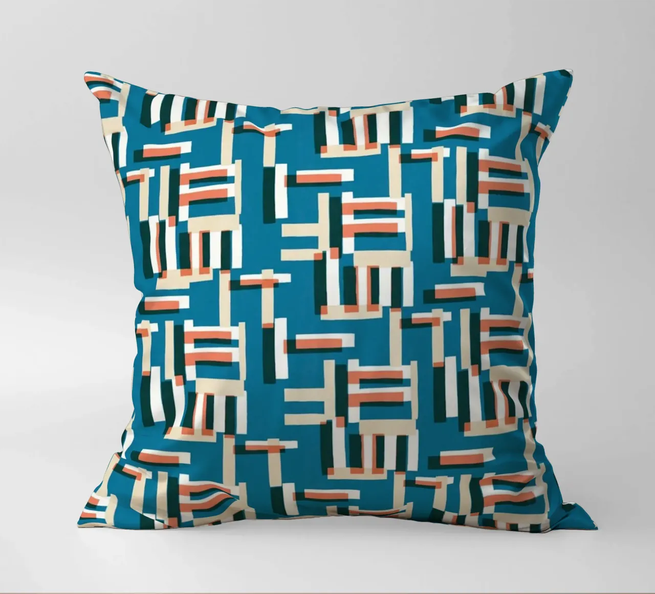 Cyano Pattern No 09 kussen van treechild