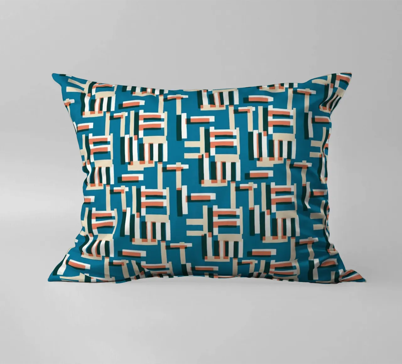 Cyano Pattern No 09 kussen van treechild