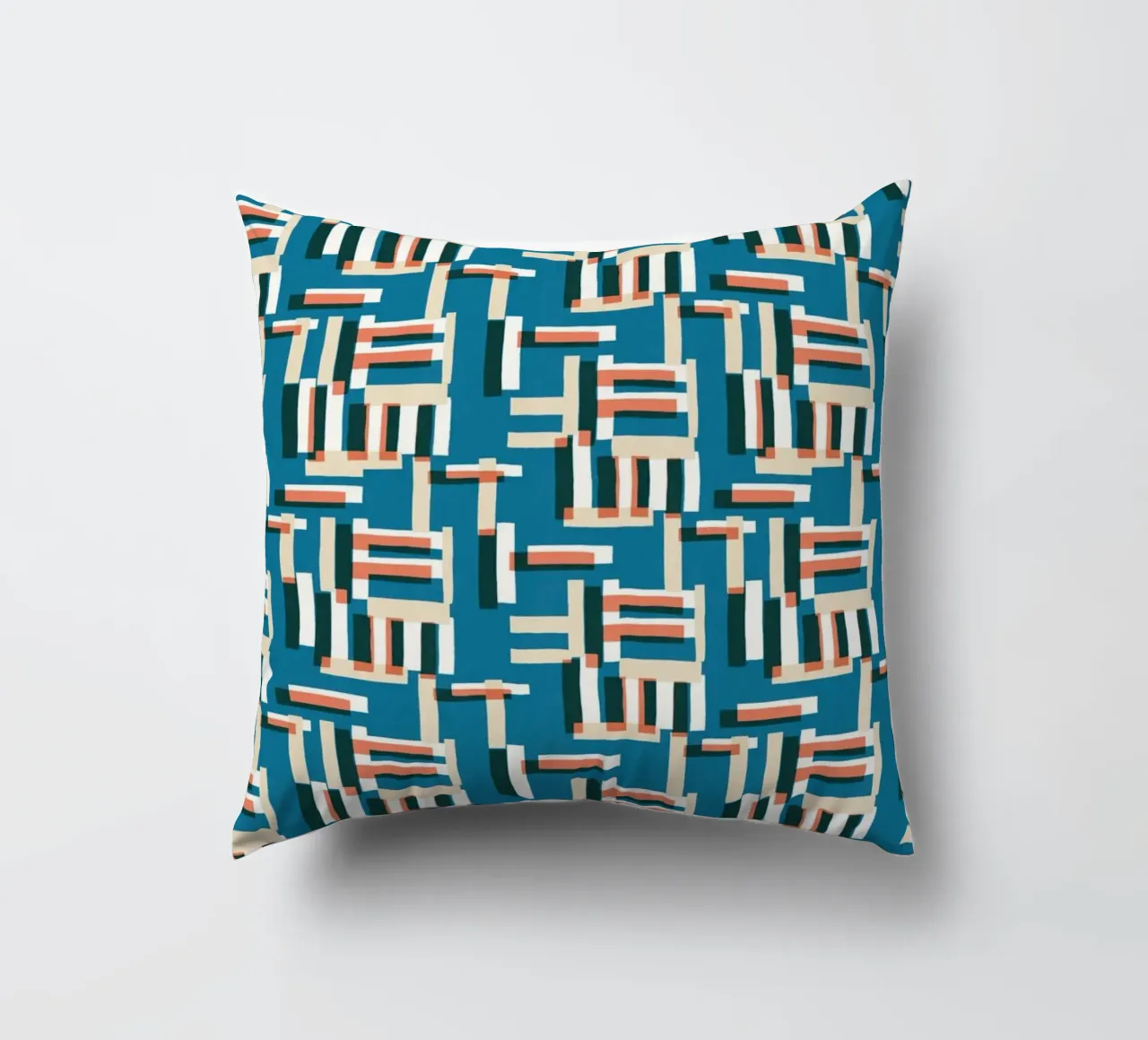Cyano Pattern No 09 kussen van treechild