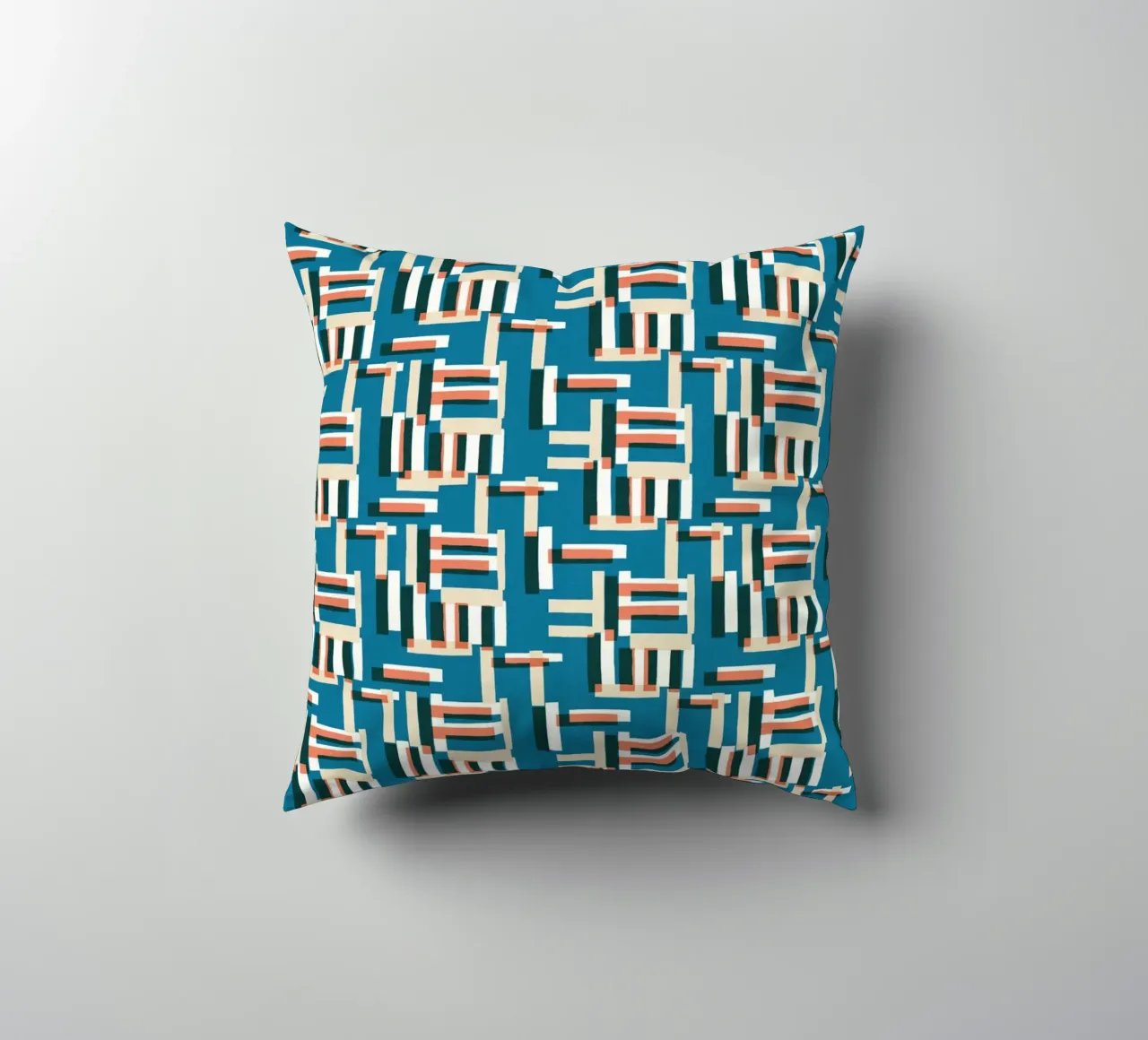 Cyano Pattern No 09 kussen van treechild