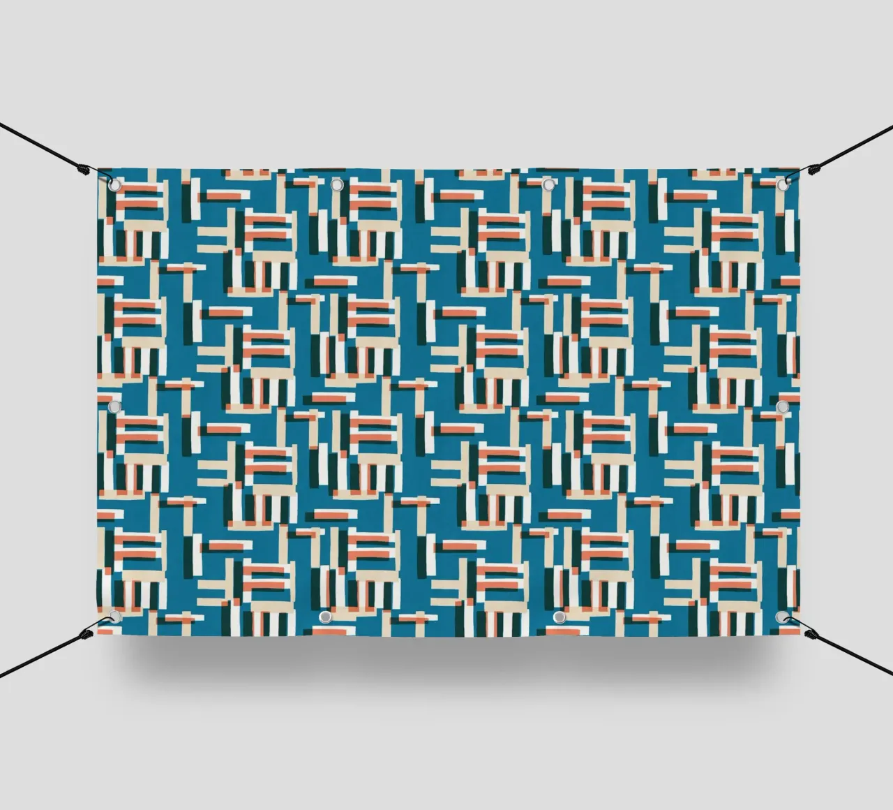 Cyano Pattern No 09 telo in pvc da treechild