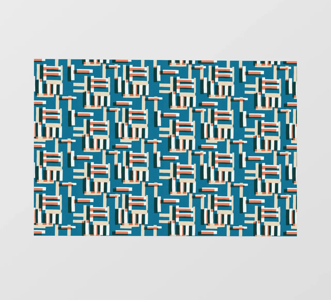 Cyano Pattern No 09 telo in pvc da treechild