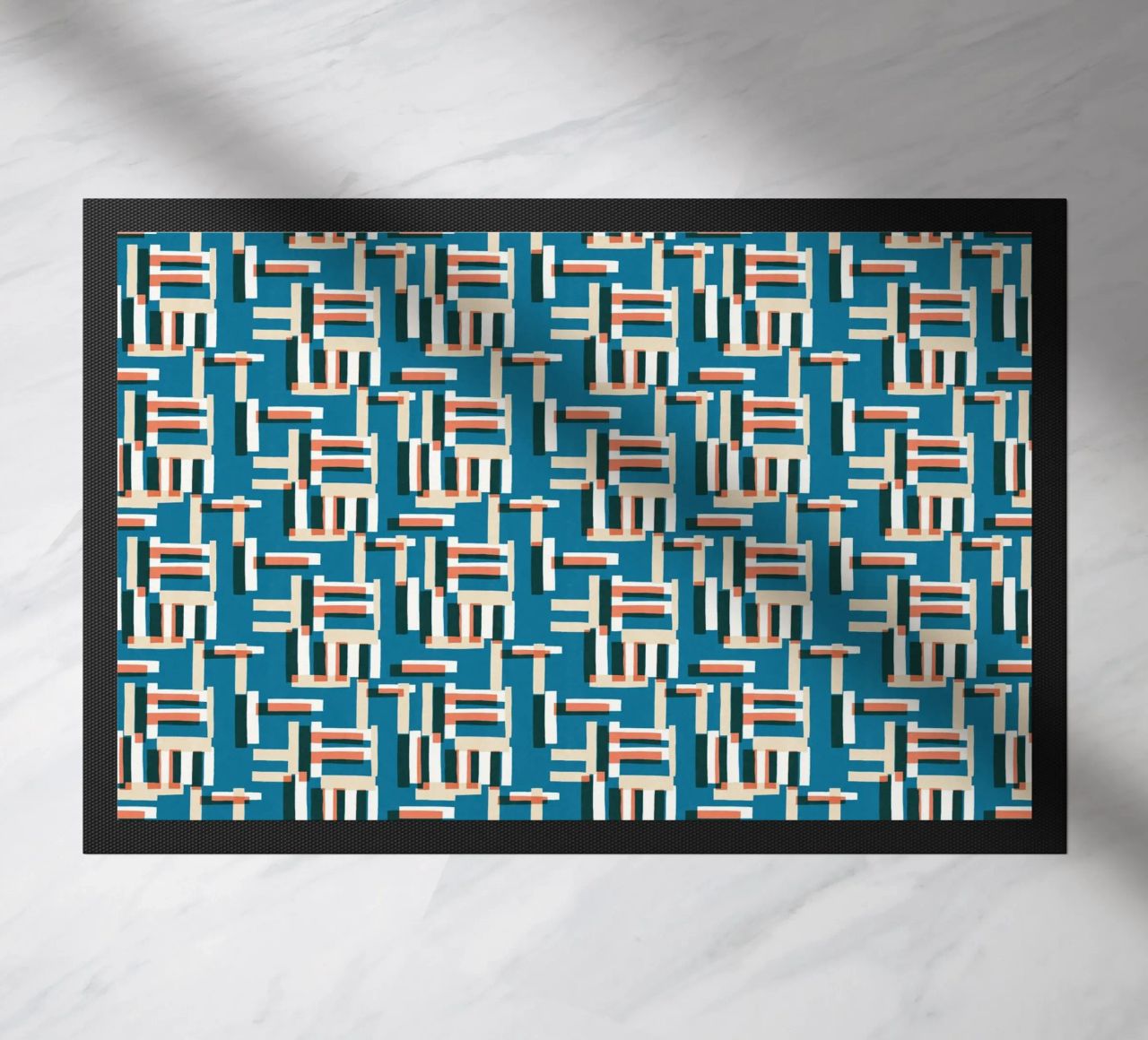 Cyano Pattern No 09 zerbino da treechild