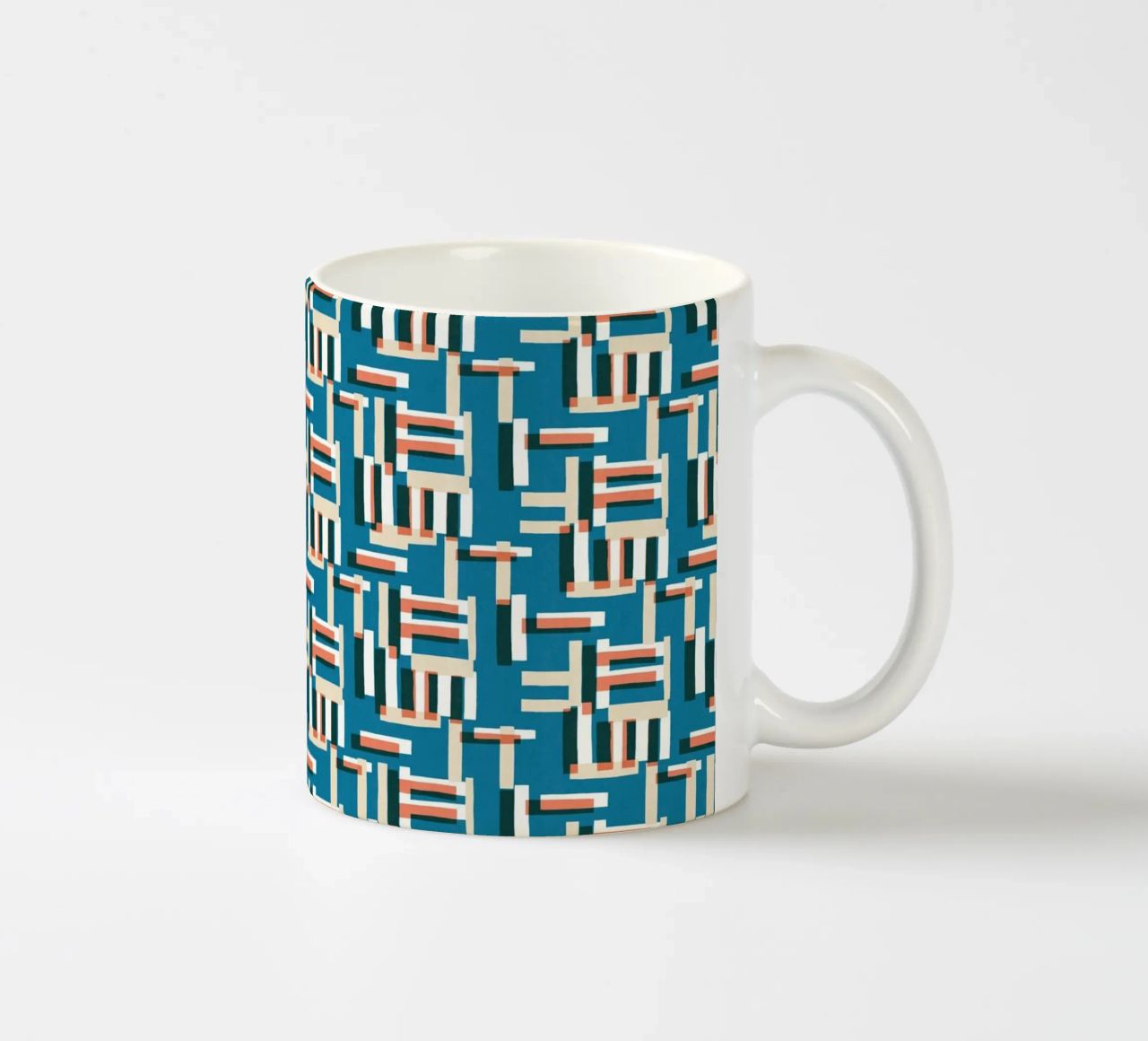 Cyano Pattern No 09 tazza in ceramica da treechild