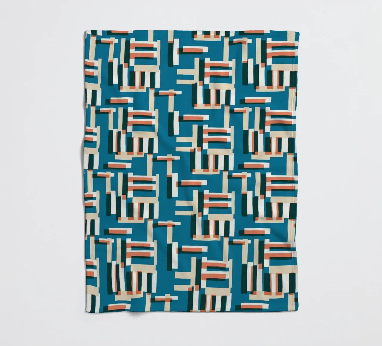 Cyano Pattern No 09 Fleecedecke von treechild
