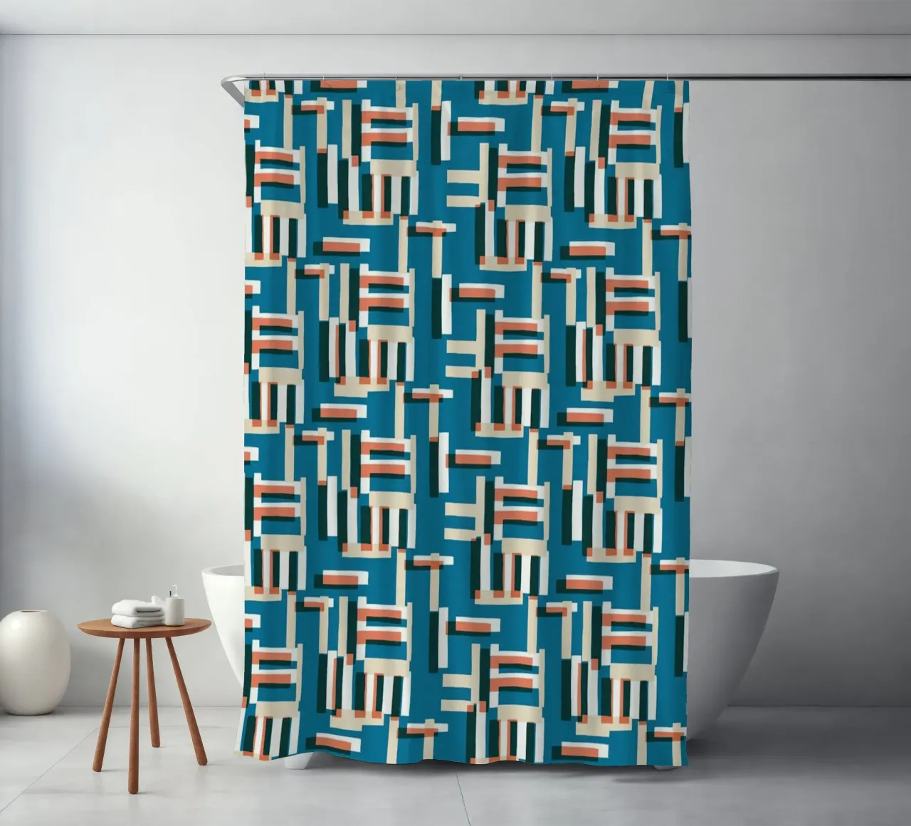 Cyano Pattern No 09 tenda da doccia da treechild