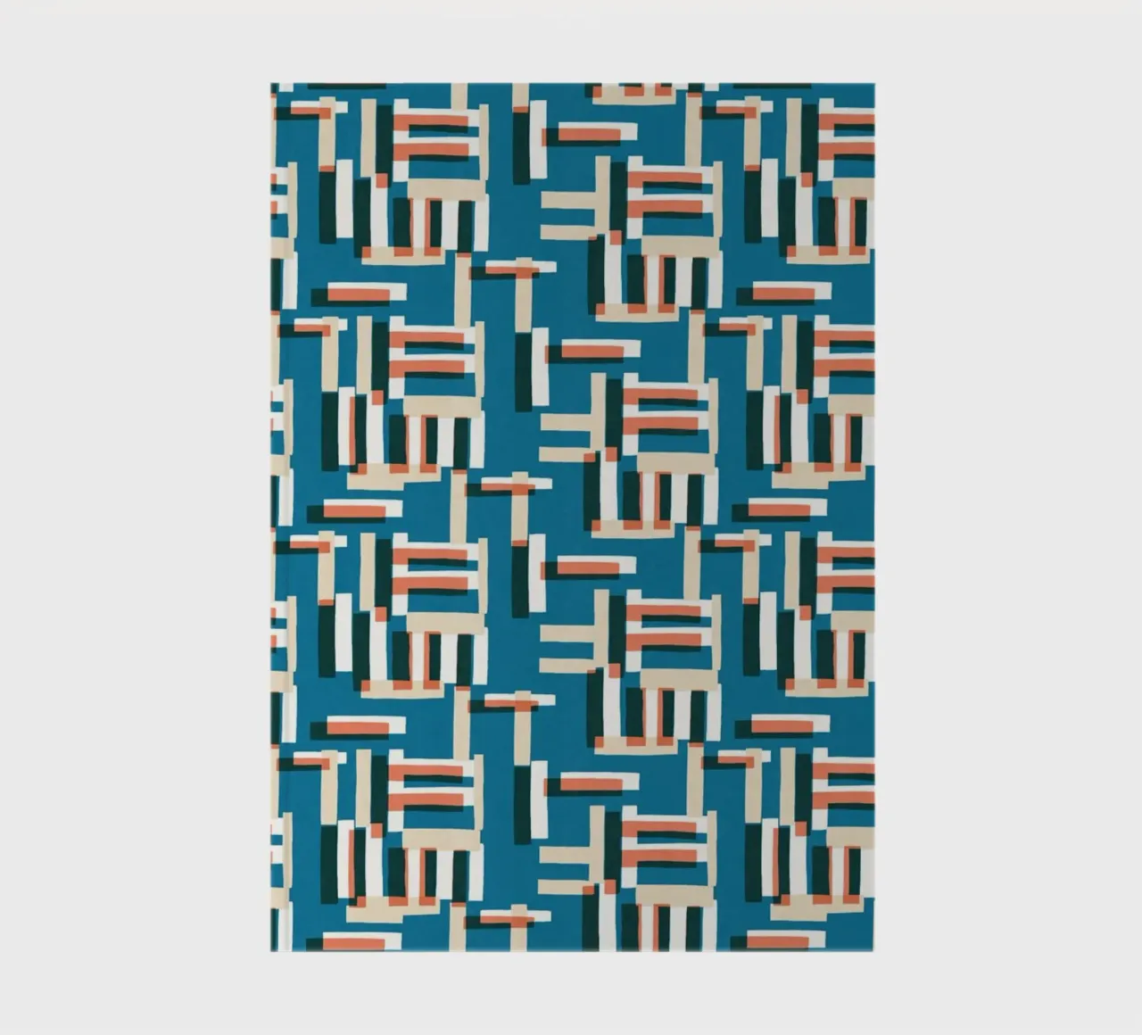 Cyano Pattern No 09 notebook by treechild