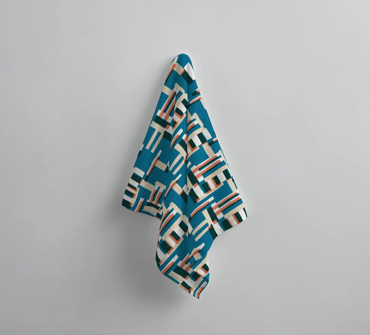 Cyano Pattern No 09 asciugamano da bagno da treechild