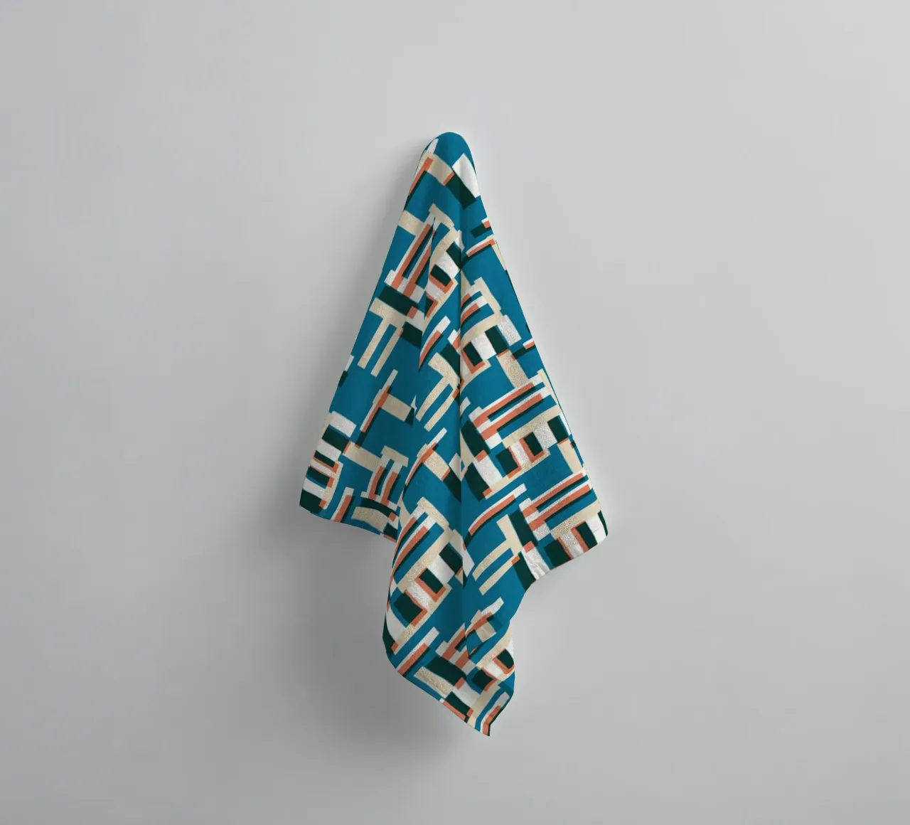 Cyano Pattern No 09 serviette de bain de treechild