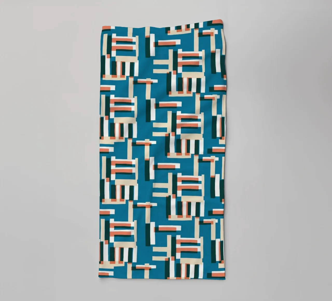Cyano Pattern No 09 serviette de bain de treechild