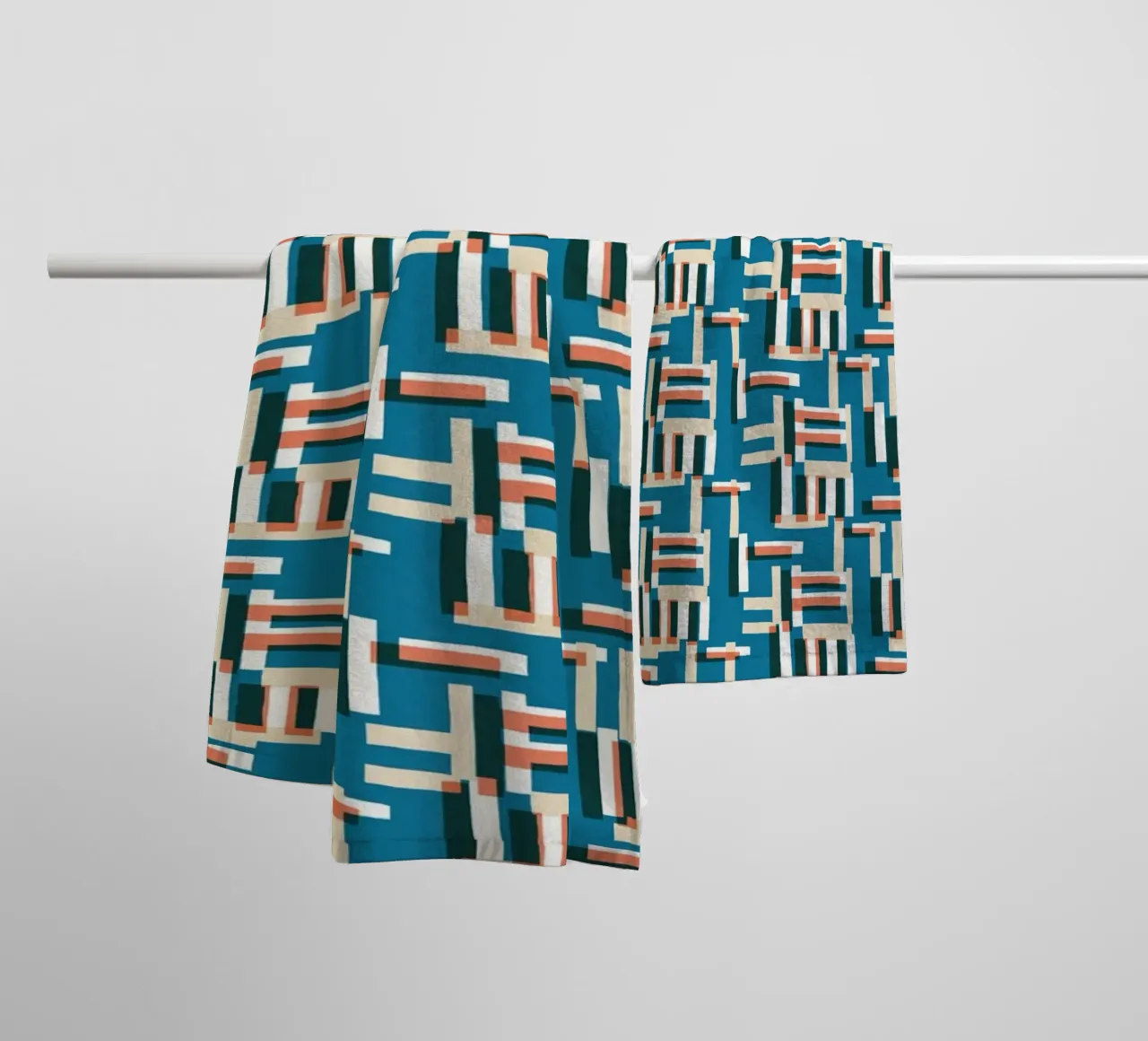 Cyano Pattern No 09 serviette de bain de treechild