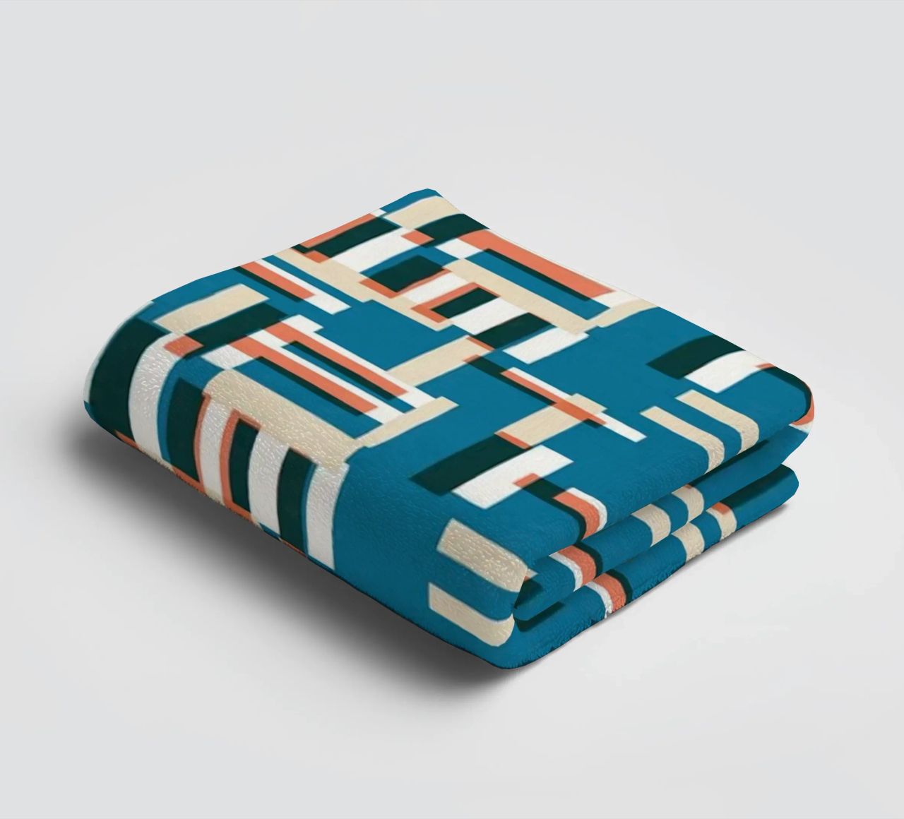 Cyano Pattern No 09 asciugamano da bagno da treechild