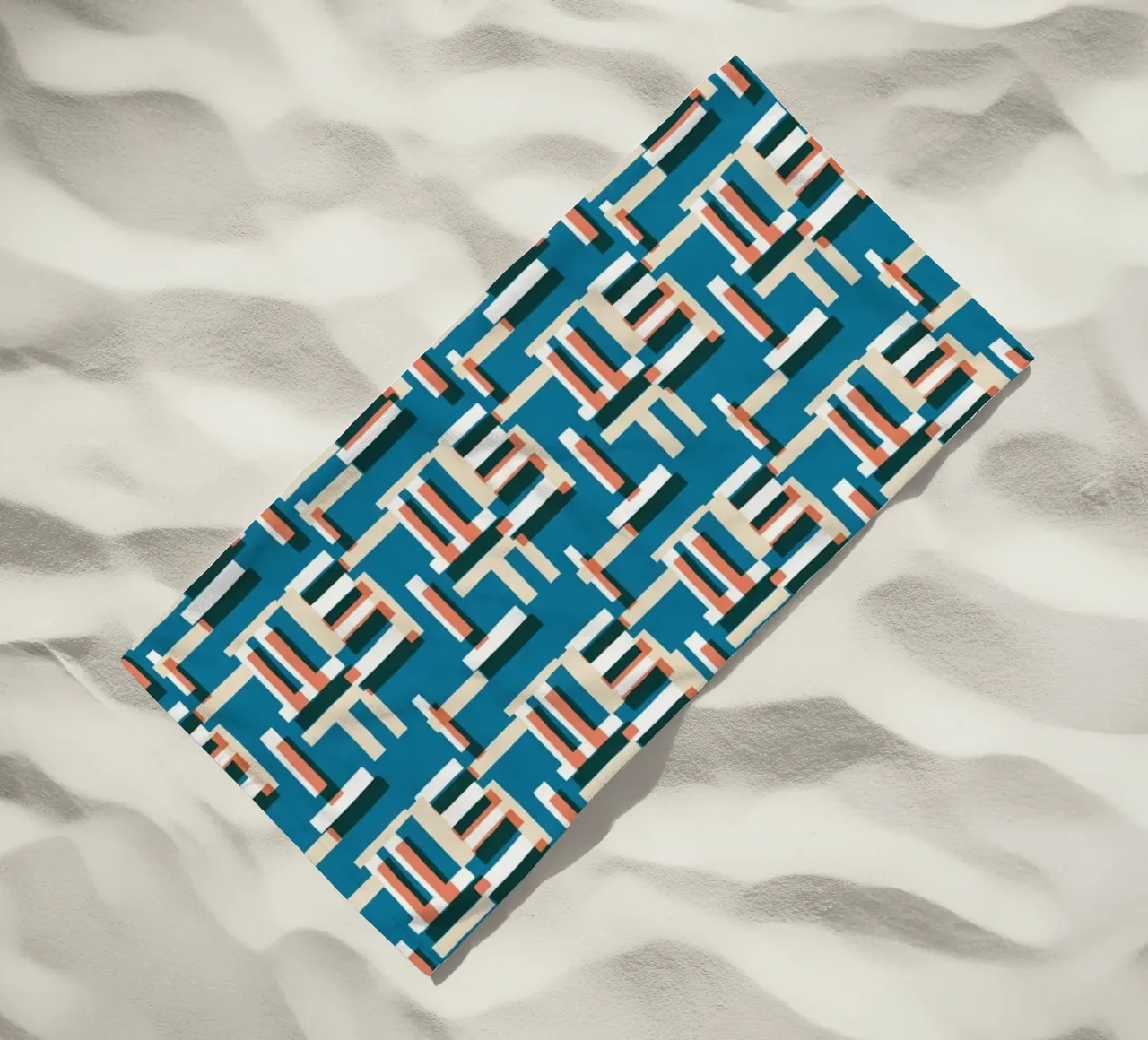 Cyano Pattern No 09 telo mare da treechild