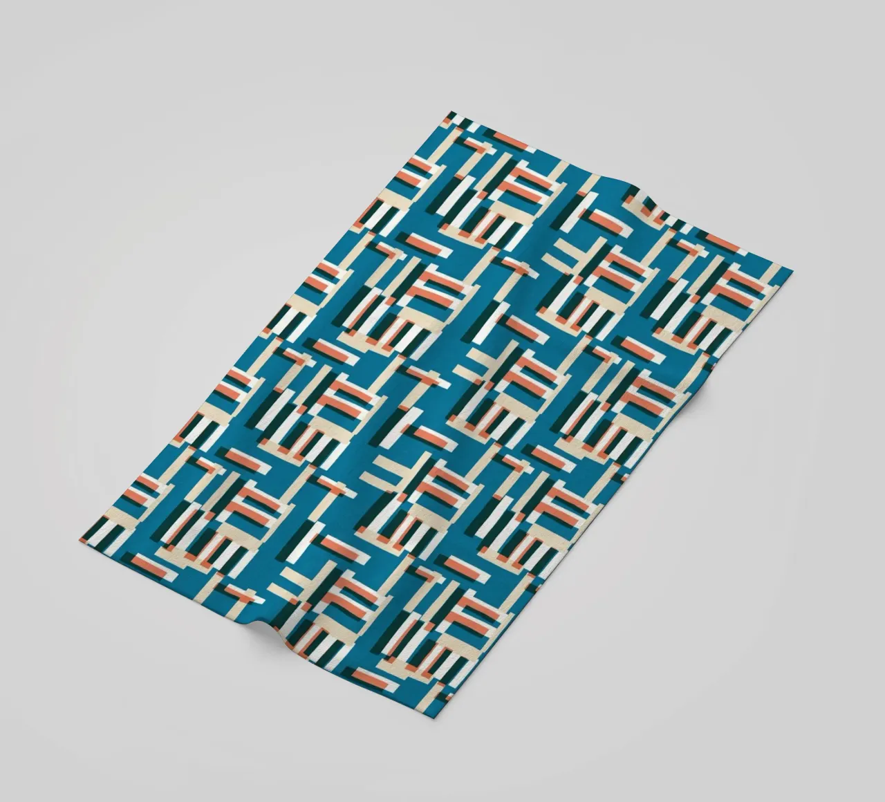 Cyano Pattern No 09 telo mare da treechild