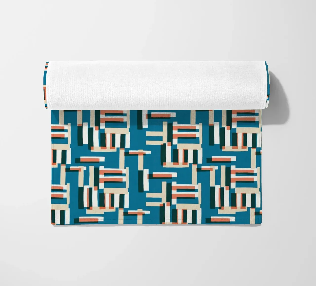 Cyano Pattern No 09 serviette de plage de treechild