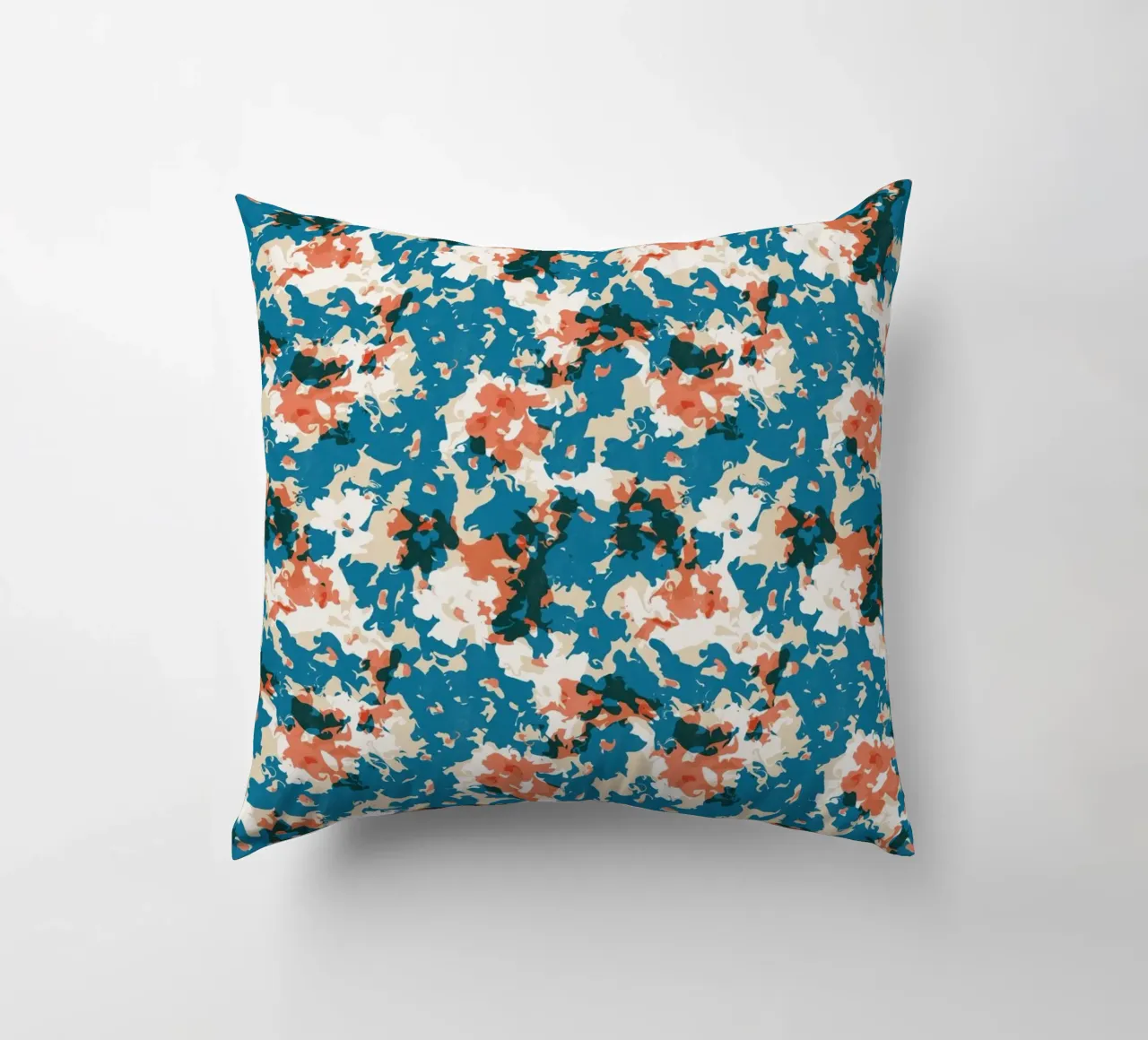 Cyano Pattern No 10 Kissen von treechild