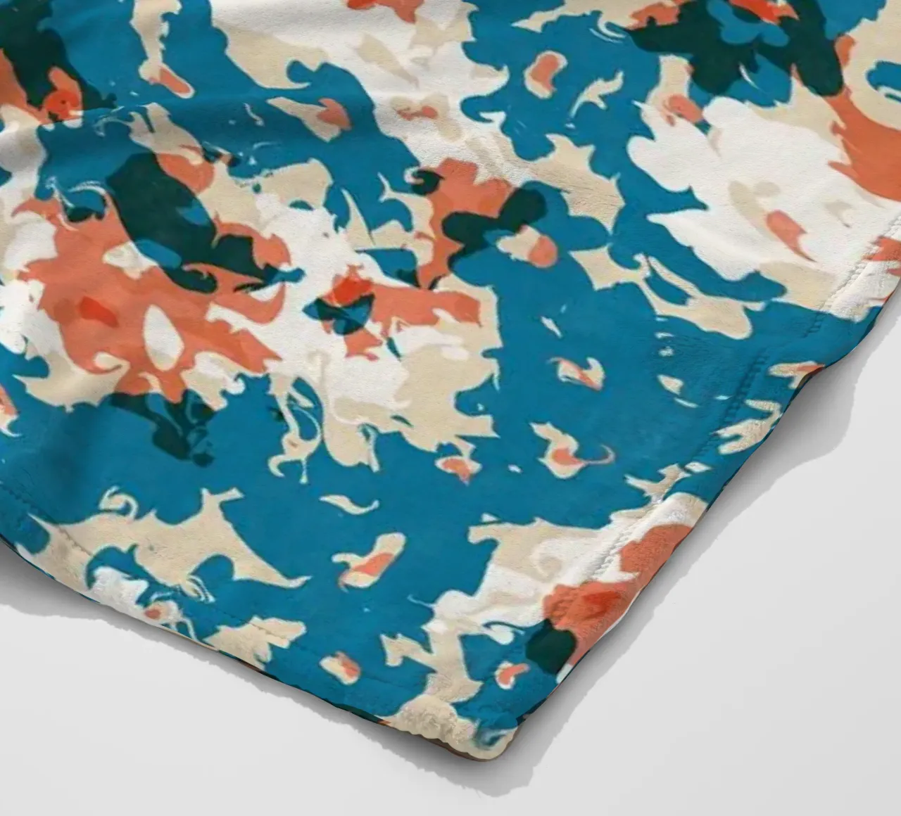 Cyano Pattern No 10 fleece blanket by treechild