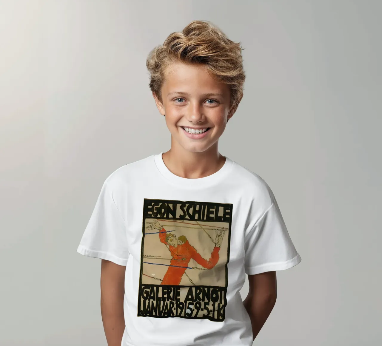 Autoportrait en saint Sébastien t-shirt enfant de williamsshop