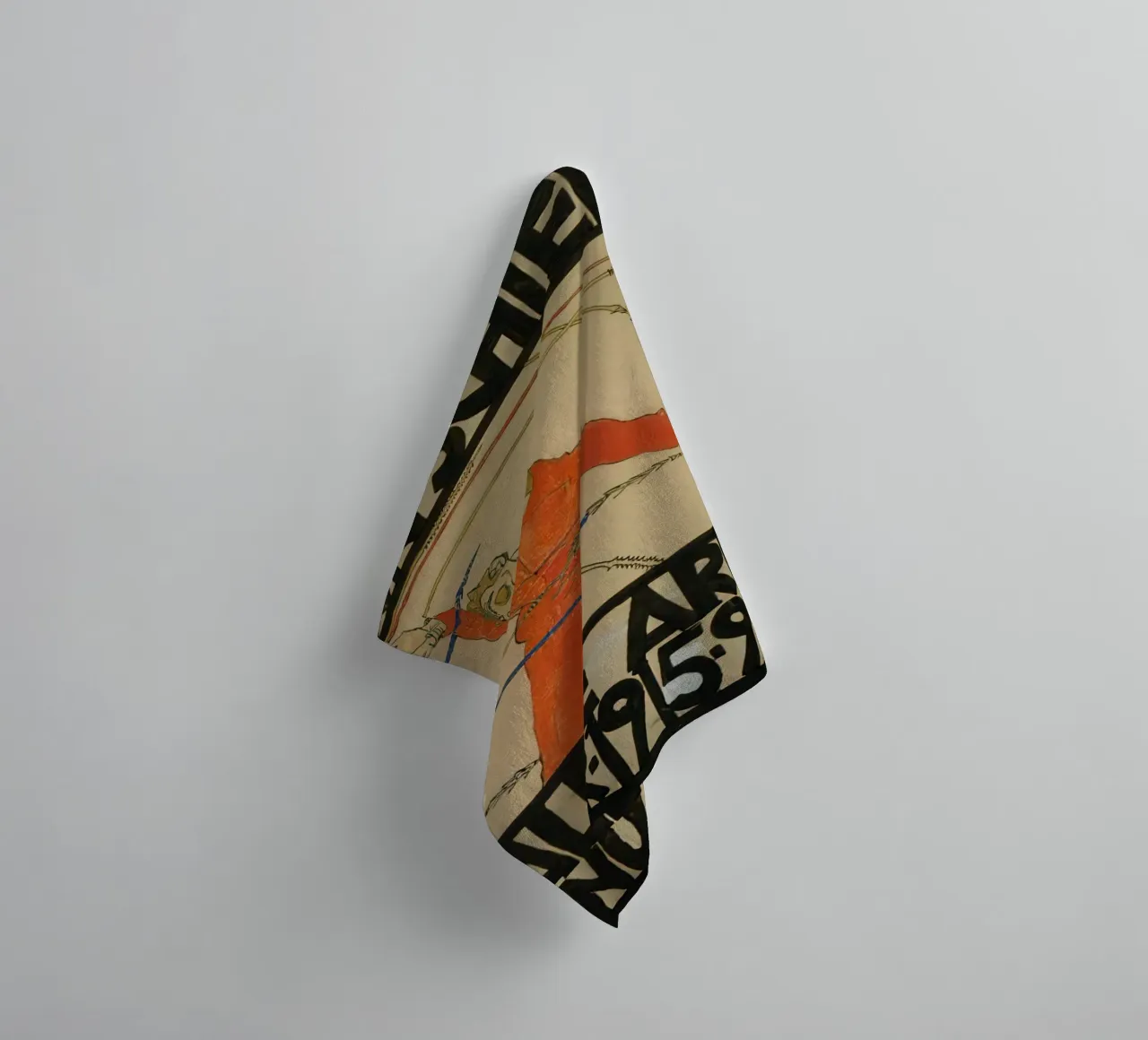 Self-portrait as Saint Sebastian towel by williamsshop