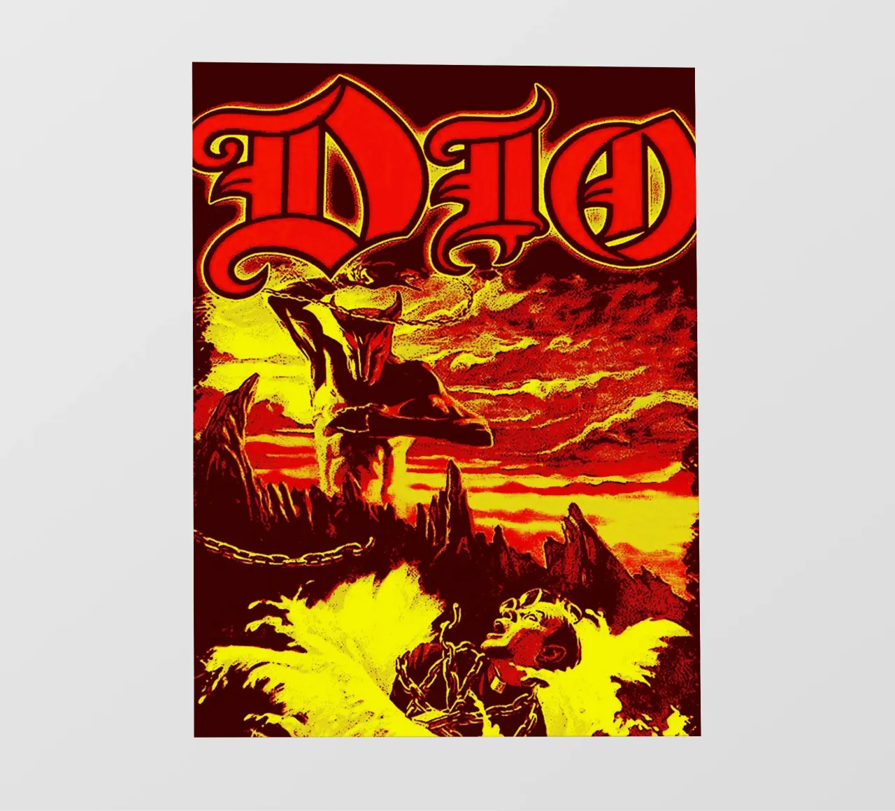 dio band art telo in pvc da vanhesling
