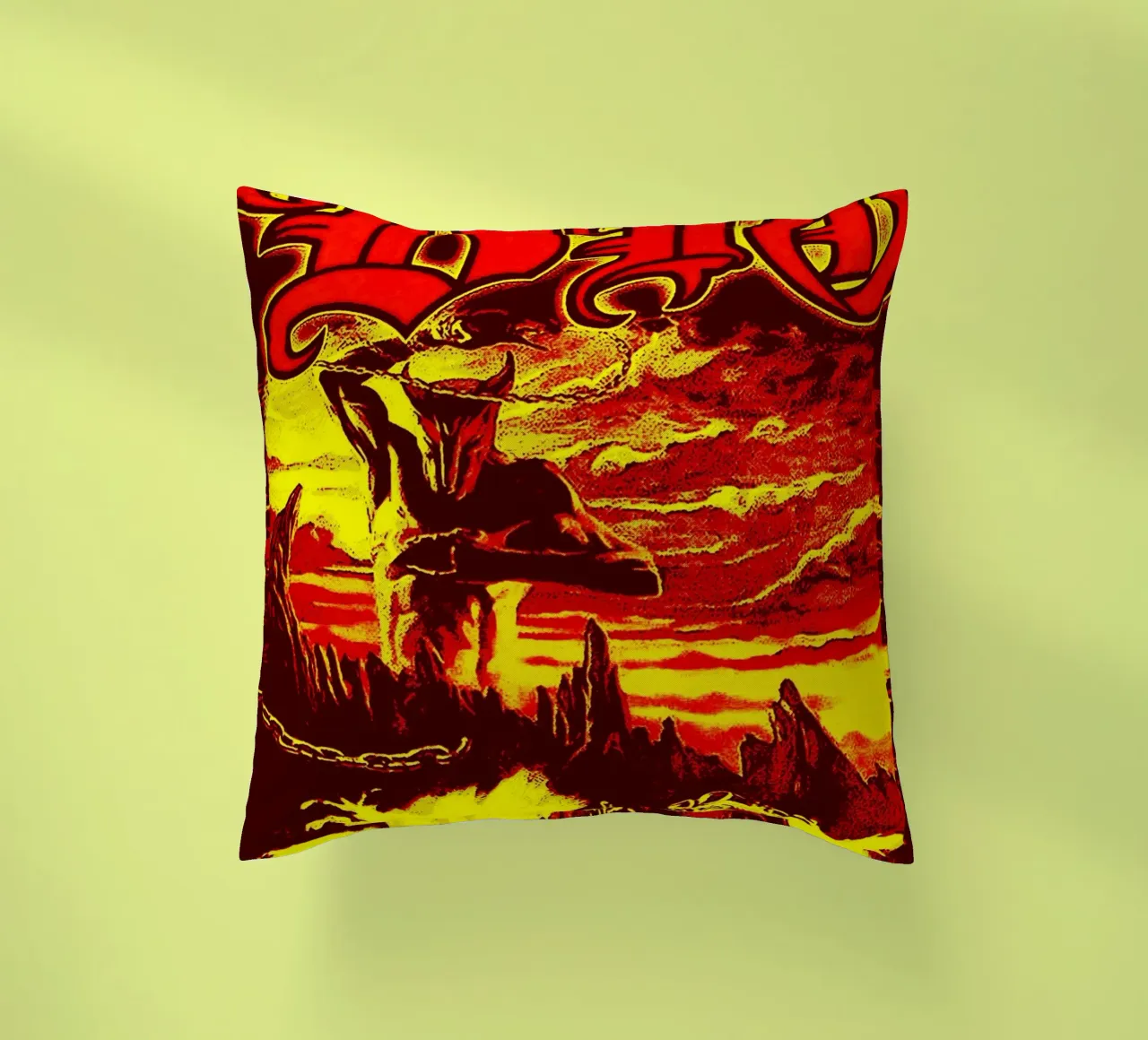 dio band art cuscino da vanhesling