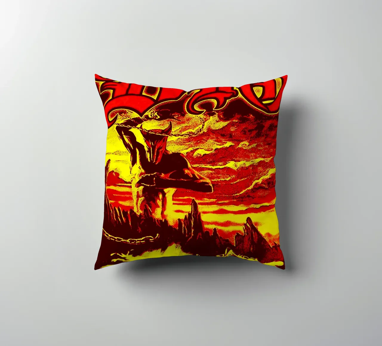 dio band art cuscino da vanhesling
