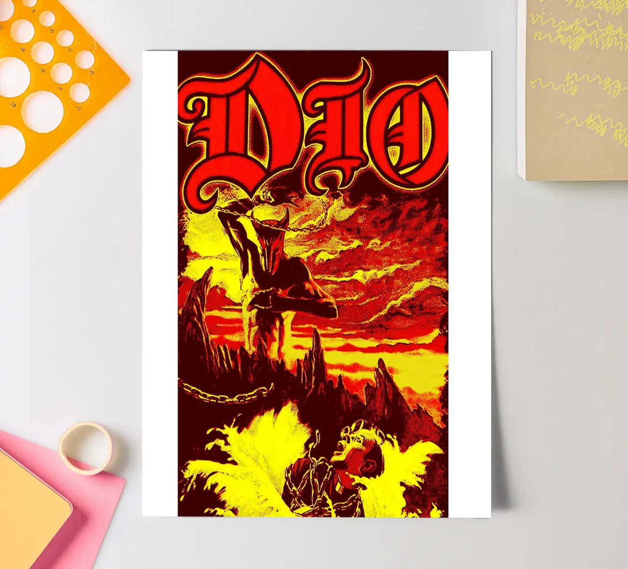 dio band art sticker sheet by vanhesling