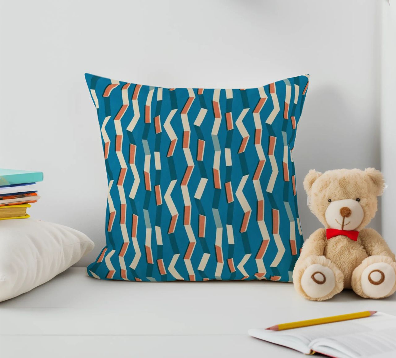 Cyano Pattern No 11 cuscino da treechild