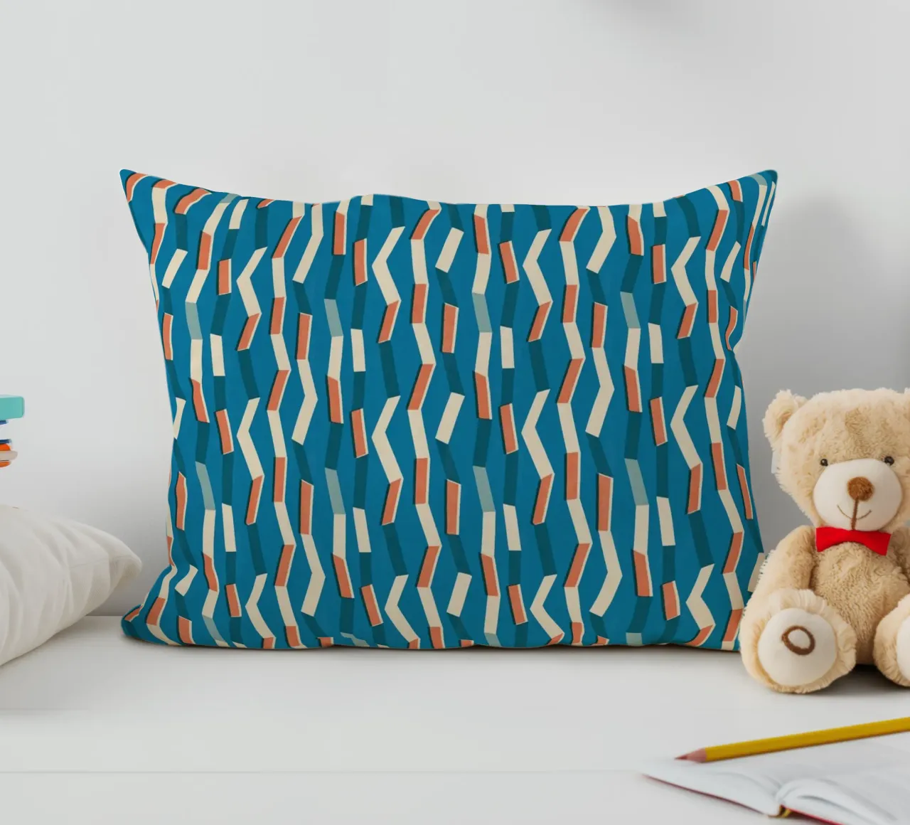 Cyano Pattern No 11 cuscino da treechild