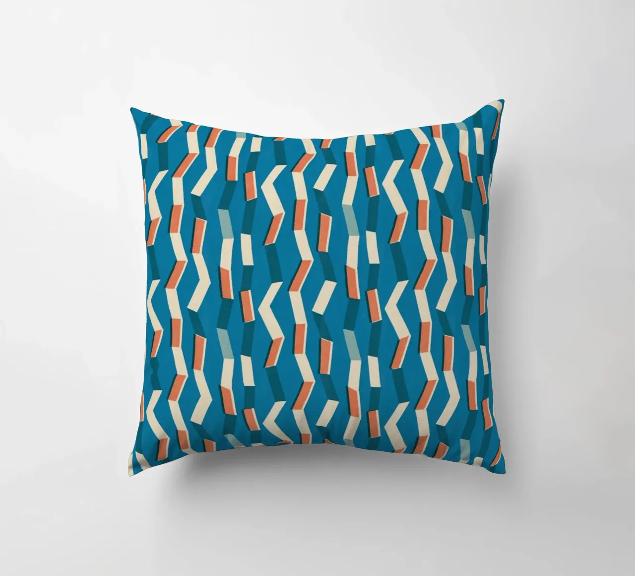 Cyano Pattern No 11 decorative cushion by treechild