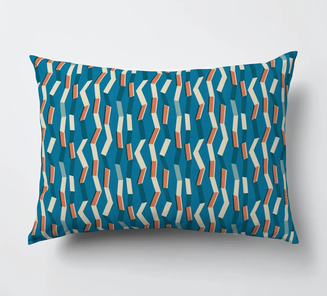 Cyano Pattern No 11 decorative cushion by treechild