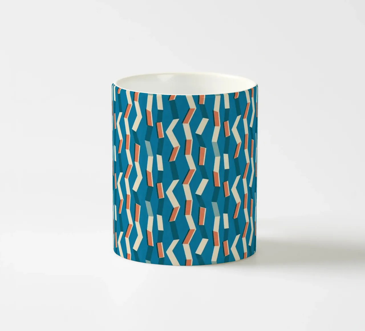 Cyano Pattern No 11 mug en céramique de treechild