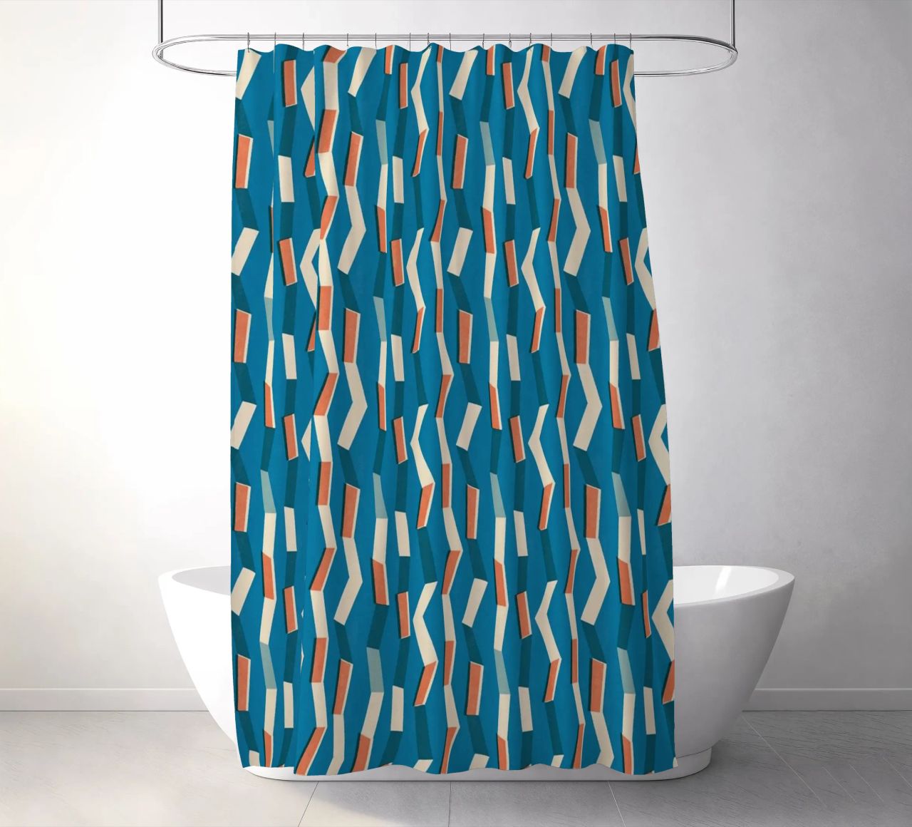 Cyano Pattern No 11 tenda da doccia da treechild