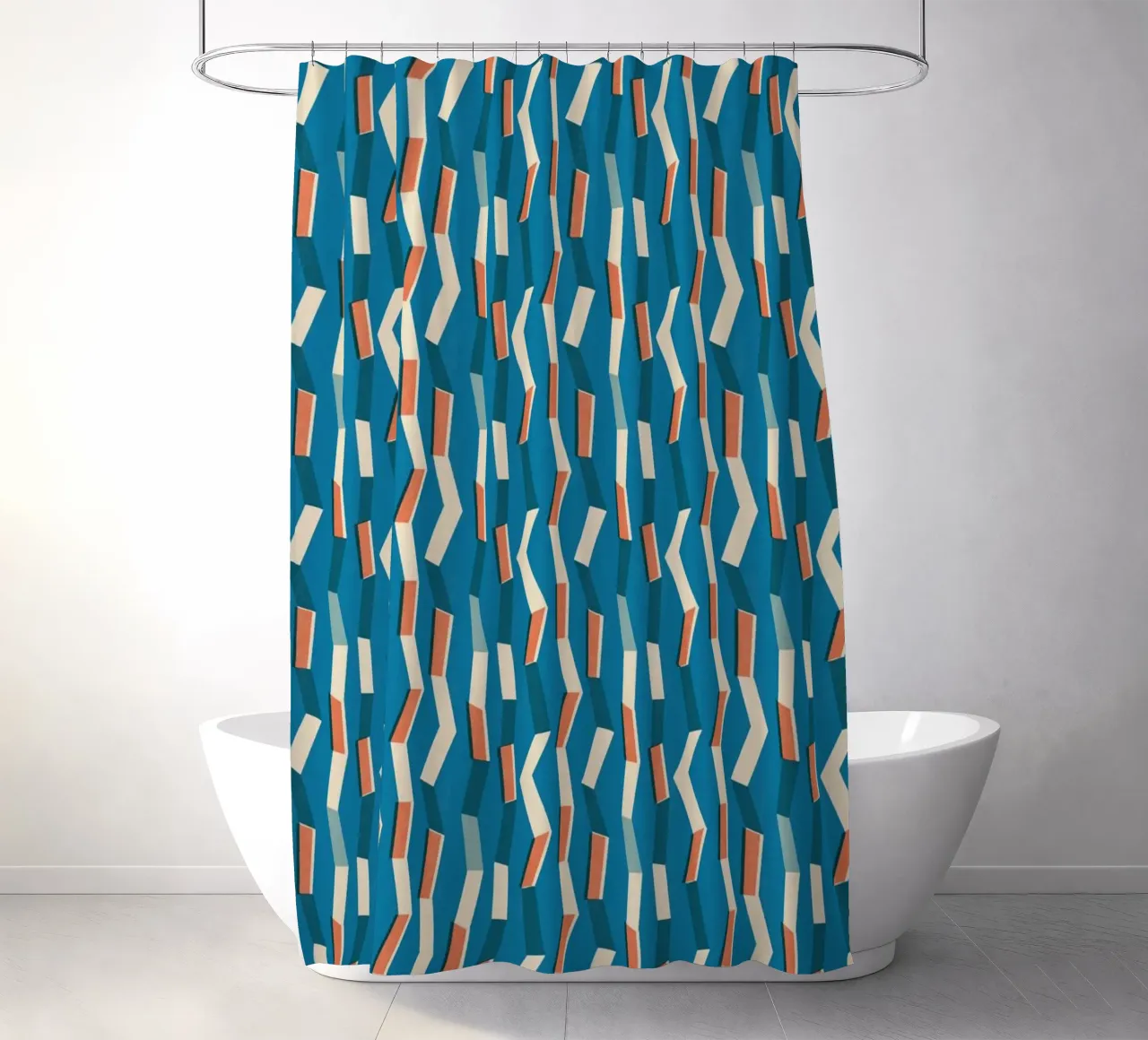Cyano Pattern No 11 tenda da doccia da treechild