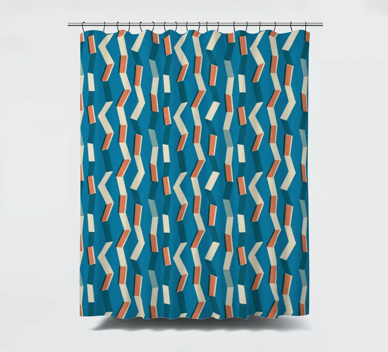 Cyano Pattern No 11 tenda da doccia da treechild