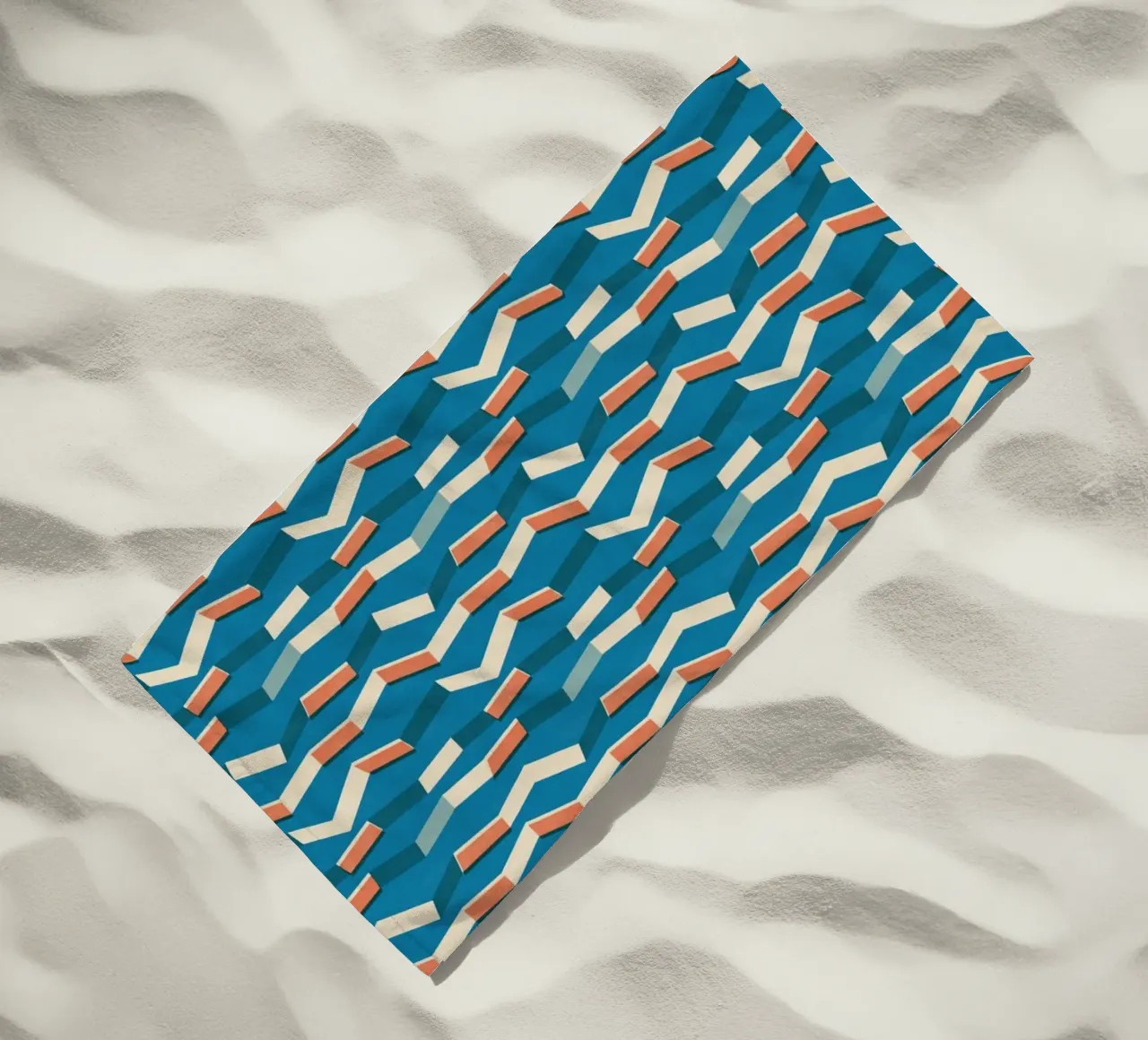 Cyano Pattern No 11 telo mare da treechild