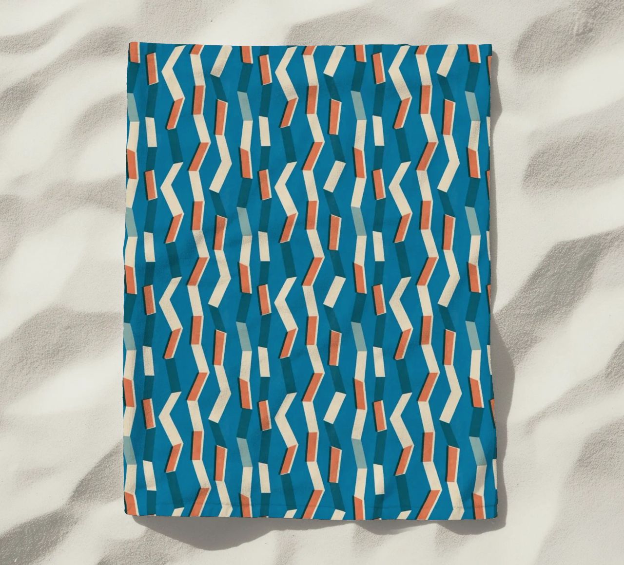 Cyano Pattern No 11 telo mare da treechild