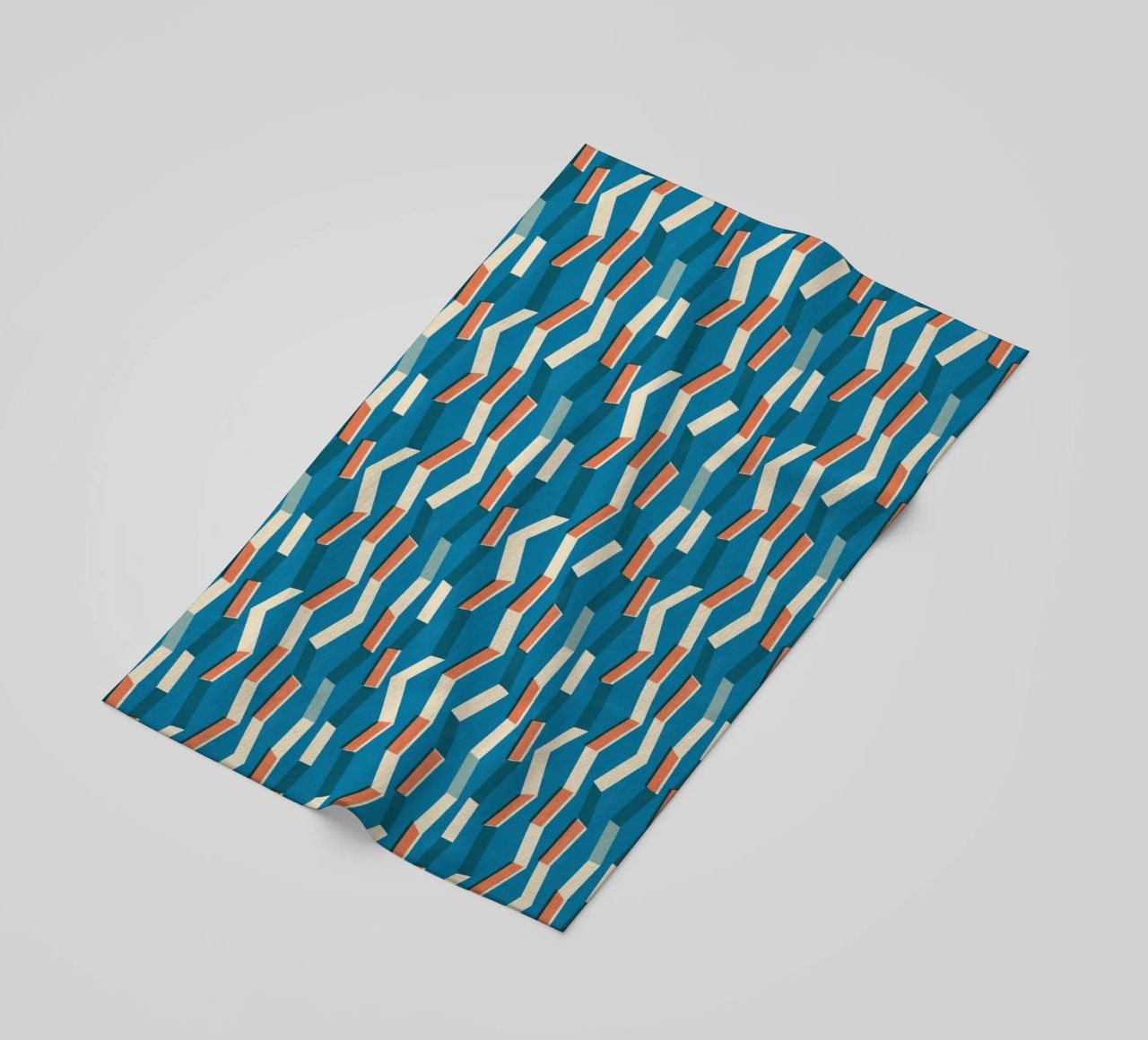 Cyano Pattern No 11 telo mare da treechild