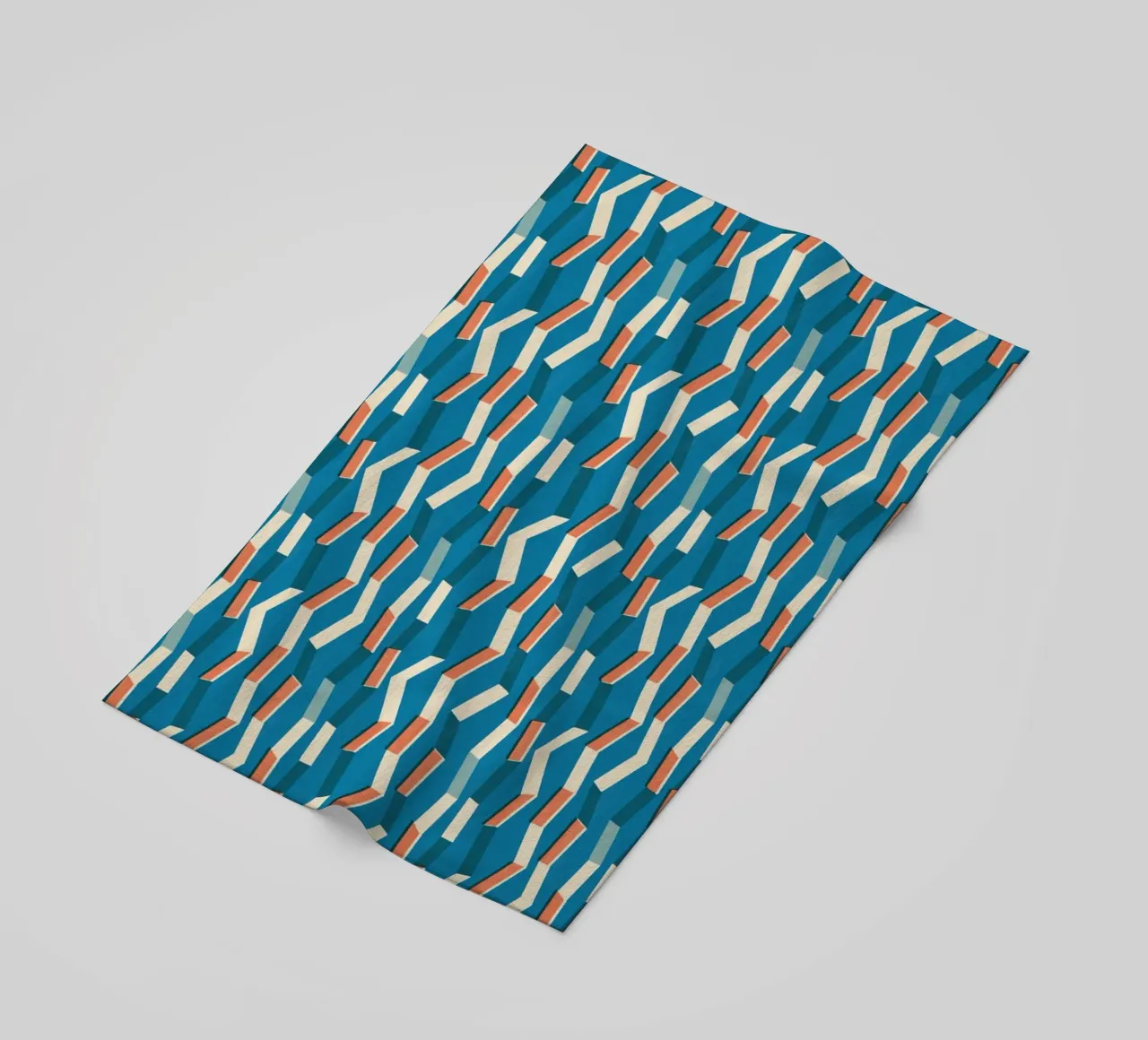 Cyano Pattern No 11 Strandtuch von treechild