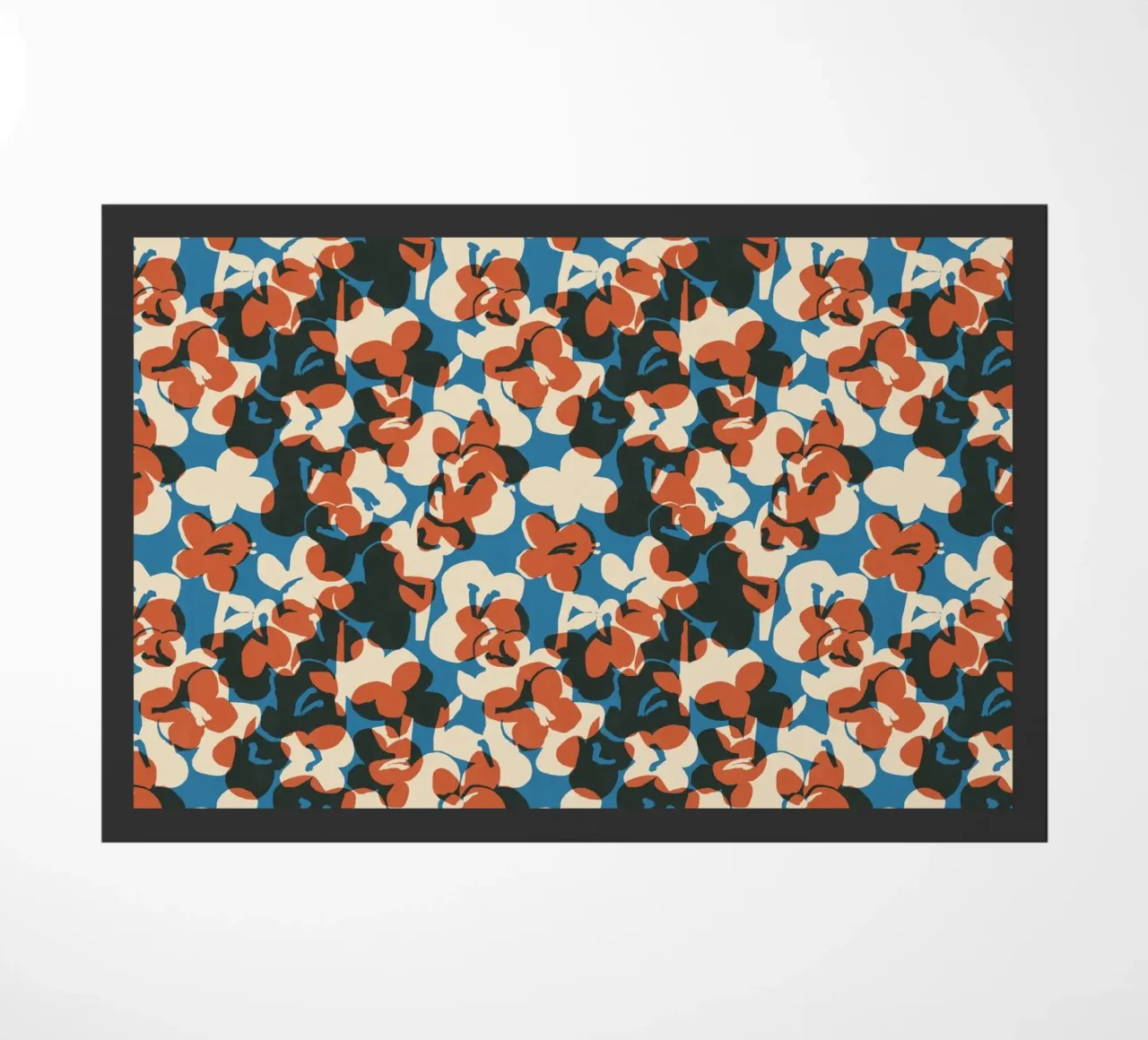 Cyano Pattern No 12 Fußmatte von treechild