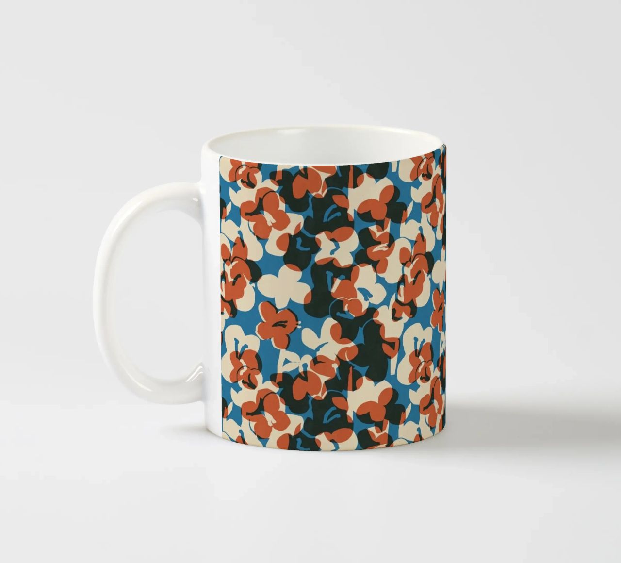 Cyano Pattern No 12 tazza in ceramica da treechild