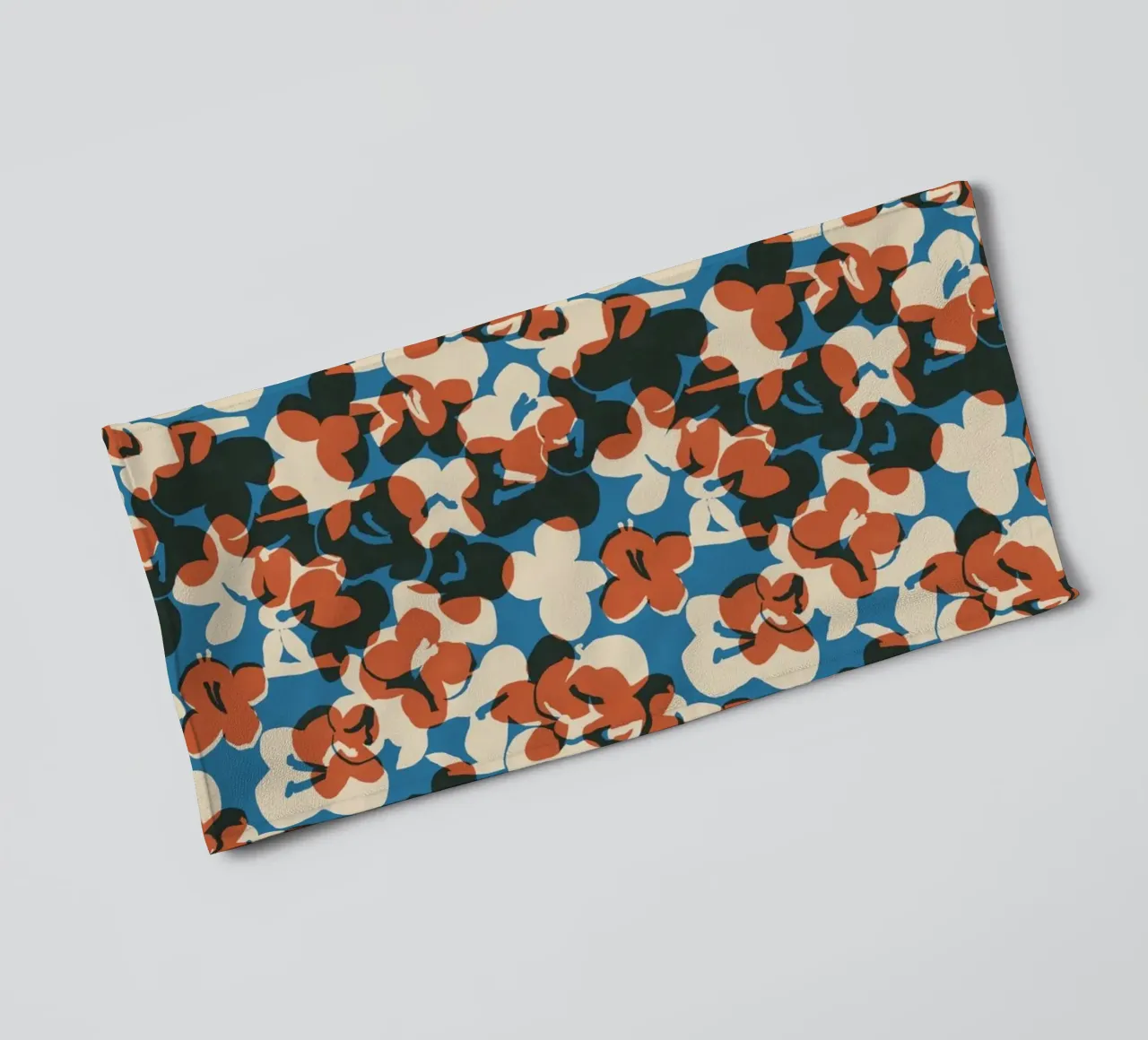 Cyano Pattern No 12 asciugamano da bagno da treechild