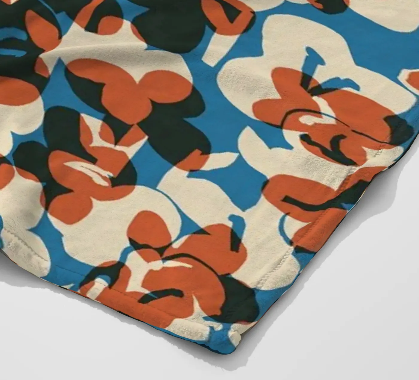Cyano Pattern No 12 Fleecedecke von treechild