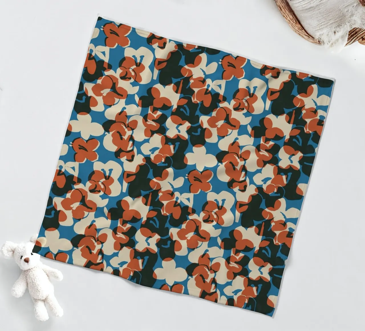 Cyano Pattern No 12 manta de franela de treechild