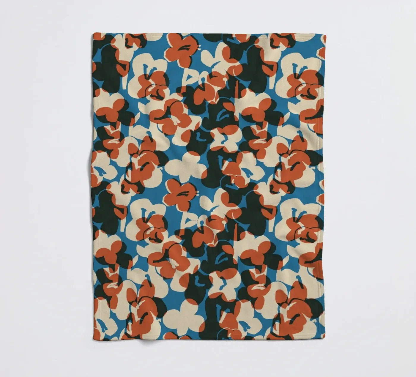 Cyano Pattern No 12 Fleecedecke von treechild