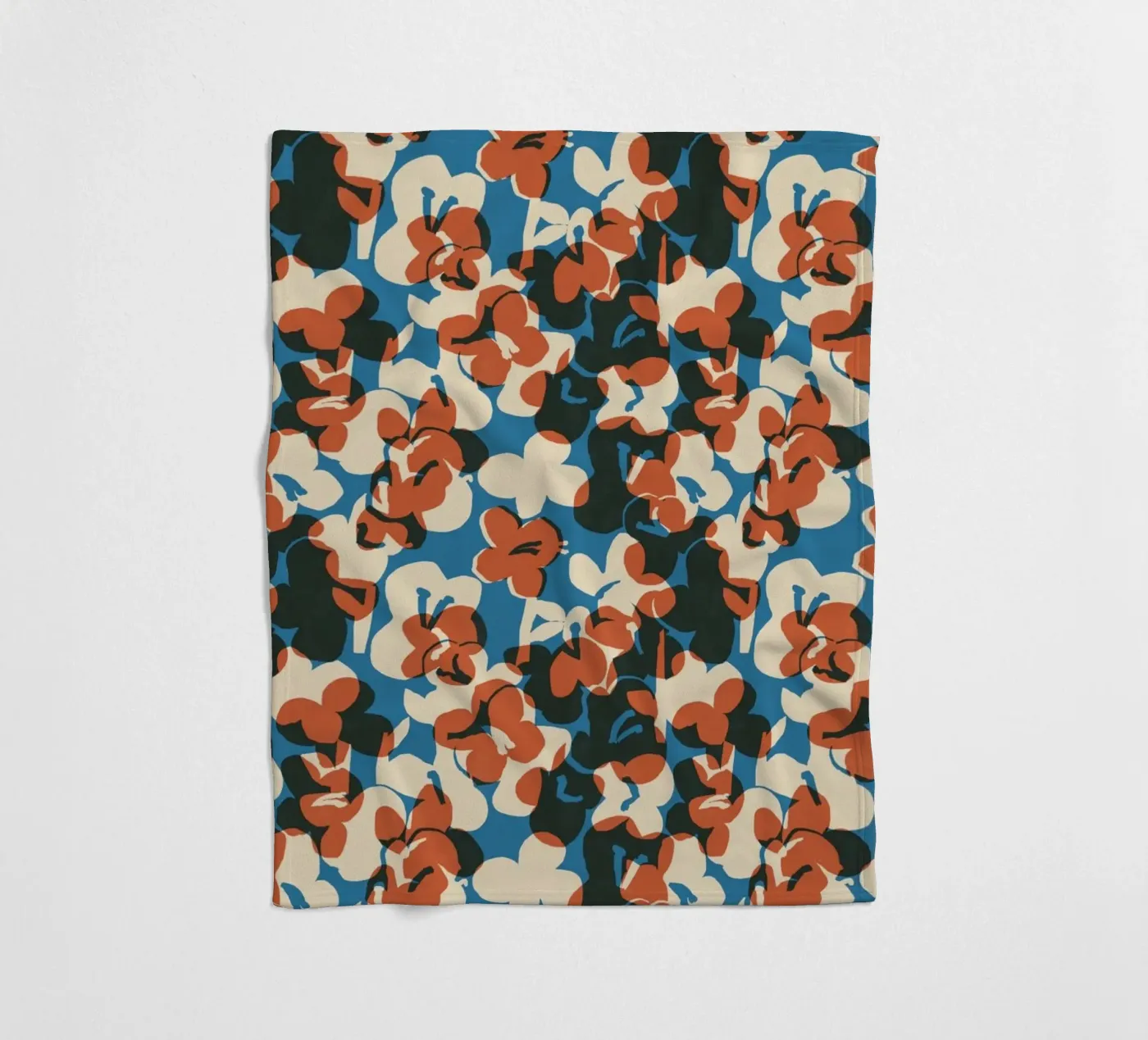 Cyano Pattern No 12 Fleecedecke von treechild