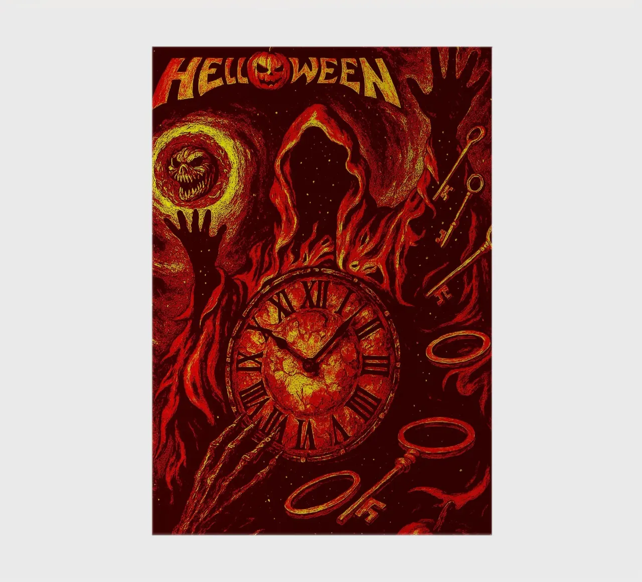 helloween band art notebook by vanhesling