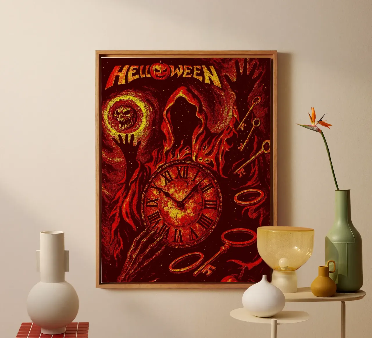 helloween band art canvas by vanhesling