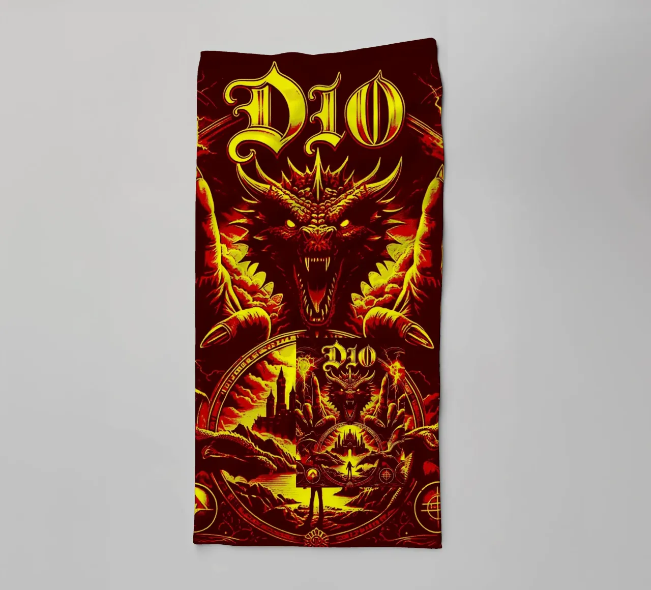 dio band art asciugamano da bagno da vanhesling